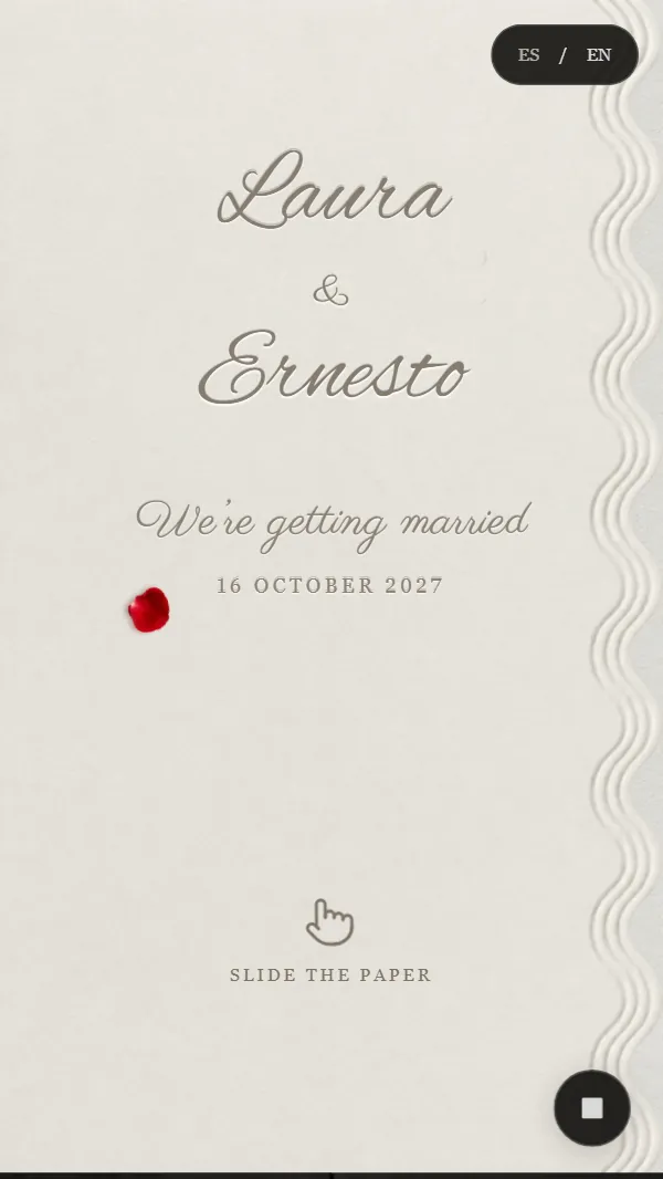 Header of the Avant-garde invitation