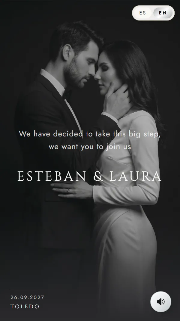 Header of the Editorial Glamour invitation